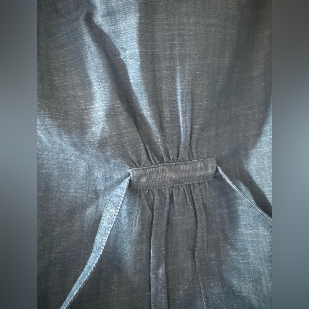 Patagonia Blue Chambray Shirt Dress - Picture 5 of 6